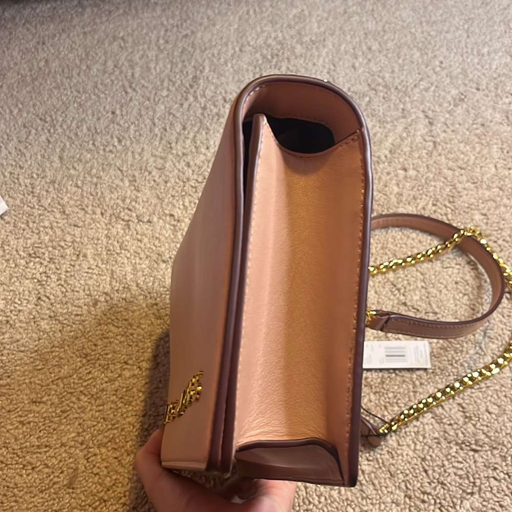 Marc Jacob’s Pink rose large crossbody gold chain designer with gift bag leather - Picture 16 of 16
